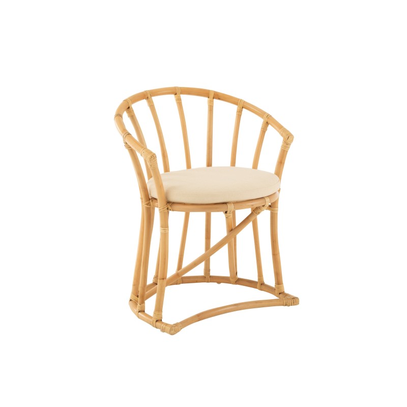 Cojín de silla de ratán natural 60x61x70 cm Cojín de silla de ratán natural 60x61x70 cm