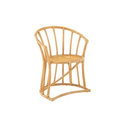 Chaise coussin en rotin naturel 60x61x70 cm