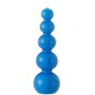 Bougie calebasse 25h en paraffine bleu 7.5x7.5x23 cm