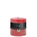 Bougie cylindrique 80H en Paraffine Fuchsia 10x10x10 cm Bougie cylindrique 80H en Paraffine Fuchsia 10x10x10 cm