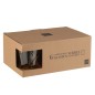 Boite de 6 verres en plastique rouge D.9 cm