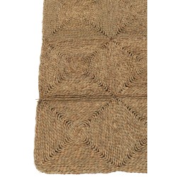 Alfombras cuadradas de plástico natural 153x122x1.5 cm