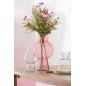 Vase conique en verre transparent 15x15x17 cm Vase conique en verre transparent 15x15x17 cm
