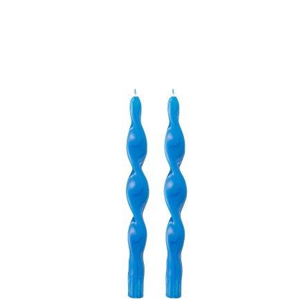 B2 CANDLE TWISTED BLUE S-3H