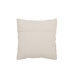 Coussin diamants+flèches en coton/lin/polyester rose 45x15x45 cm