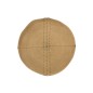 Plato decorativo de pared en junco de mar natural/negro 100x100x5 cm Plato decorativo de pared en junco de mar natural/negro 100x100x5 cm