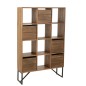 Armario con cajones de metal natural 100x30x158 cm Armario con cajones de metal natural 100x30x158 cm