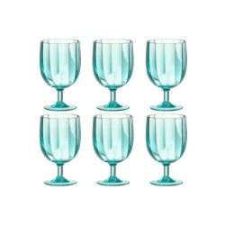 STEMMED GLASS JULIEN PLAST BL