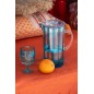STEMMED GLASS JULIEN PLAST BL
