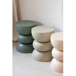 TABLE GIGOGNE LISE FER IVOIRE