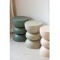 Table d’appoint en aluminium beige 32x32x43.5 cm Table d’appoint en aluminium beige 32x32x43.5 cm
