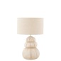 Candeeiro oursin em poliresina bege 30,5 x 30,5 x 47 cm Candeeiro oursin em poliresina bege 30,5 x 30,5 x 47 cm