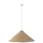 Lampe suspendue chapeau en roseau naturel 80x80x30 cm Lampe suspendue chapeau en roseau naturel 80x80x30 cm