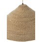 Lampe suspendue chapeau en roseau naturel 80x80x30 cm Lampe suspendue chapeau en roseau naturel 80x80x30 cm