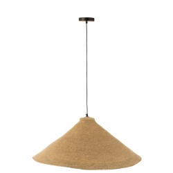 Lampe suspendue en roseau naturel 82x82x34 cm