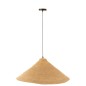 Lampe suspendue en roseau beige 82x82x34 cm Lampe suspendue en roseau beige 82x82x34 cm