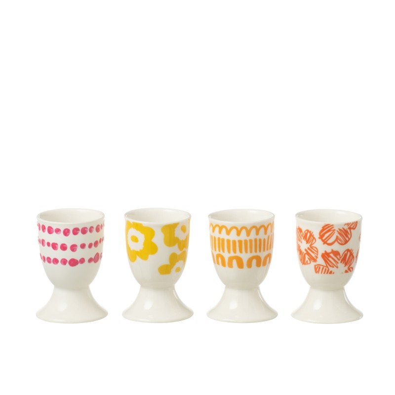 S/4 COQUETIER COFFRET CER MIX