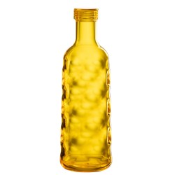 Botella de agua de plástico amarillo 10x10x30 cm