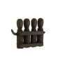 Portemanteau marionnettes en bois noir 25x5x20 cm Portemanteau marionnettes en bois noir 25x5x20 cm
