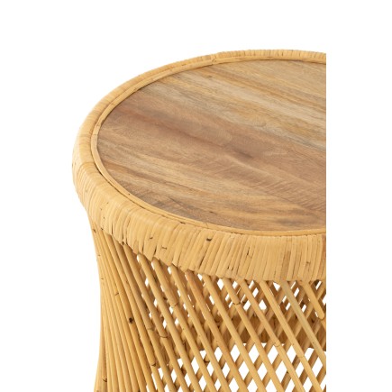Table en bois Naturel 50x50x50cm