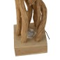 Lampe de bureau en bois naturel 24x24x56 cm