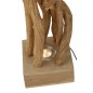 Lampe de bureau en bois naturel 24x24x56 cm