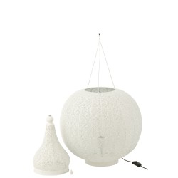 LAMP ALADIN METAL WHIT L