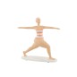 Mujer yoga en poliresina multicolor 29.5x10x30 cm
