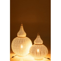 LAMP ALADIN METAL WHIT L