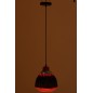 Lampe suspendue en roseau multicolore 25x25x27 cm