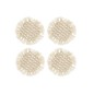 S/4 COASTER RD MACR POLY BEI