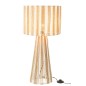 Candeeiro em cordas bege 36x36x69 cm Candeeiro em cordas bege 36x36x69 cm