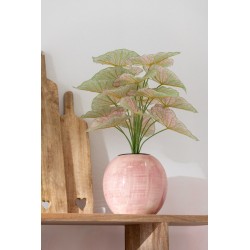 Cache-pot en céramique rose 24*24*21 cm