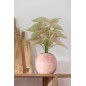 Vaso di fiori in ceramica rosa 24*24*21 cm Vaso di fiori in ceramica rosa 24*24*21 cm