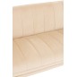 FAUTEUIL 3 PLACE LINA VELOUR/BOIS DE FRENE BEIGE FAUTEUIL 3 PLACE LINA VELOUR/BOIS DE FRENE BEIGE