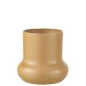 Vaso di fiori in ceramica beige 27x27x27 cm Vaso di fiori in ceramica beige 27x27x27 cm