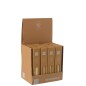 Boîte de 8 pailles en bambou naturel H20cm