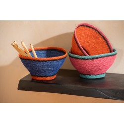 Boîte de 8 pailles en bambou naturel H20cm