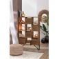 Lampe boule en vere gris clair 42x45x45cm Lampe boule en vere gris clair 42x45x45cm
