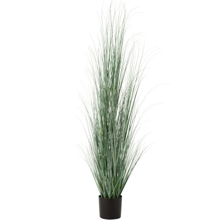 Herbes artificielles dans pot en plastique vert 50x50x180 cm