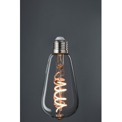 Ampoule E27 en verre transparent 6.5x6.5x14.5 cm