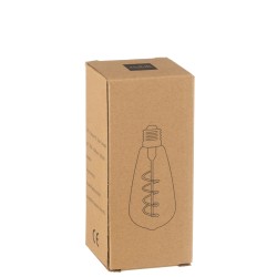 Ampoule E27 en verre transparent 6.5x6.5x14.5 cm