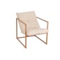 Chaise 1 personne en métal naturel 80x66x81 cm Chaise 1 personne en métal naturel 80x66x81 cm