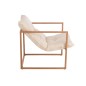 Chaise 1 personne en métal naturel 80x66x81 cm Chaise 1 personne en métal naturel 80x66x81 cm