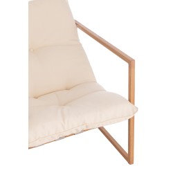 Chaise 1 personne en métal naturel 80x66x81 cm