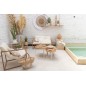 Chaise 1 personne en métal naturel 80x66x81 cm Chaise 1 personne en métal naturel 80x66x81 cm