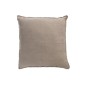Coussin délavé en lin marron clair 45x45cm Coussin délavé en lin marron clair 45x45cm