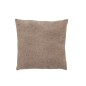 Cuscino quadrato in cotone marrone 45x45cm Cuscino quadrato in cotone marrone 45x45cm