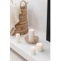 Bougie cylindrique 80H en Paraffine blanc 10x10x10 cm Bougie cylindrique 80H en Paraffine blanc 10x10x10 cm