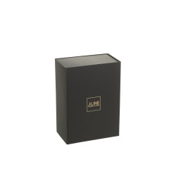 Coffret cadeau en Papier Noir 28x20x12cm